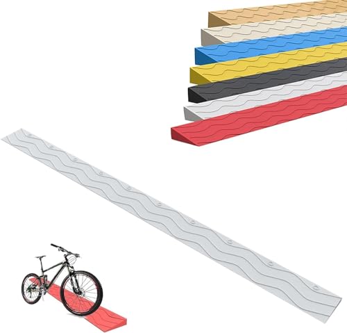 Rampe de seuil Portable de 1 à 5,5 cm de Hauteur Rampe pour Fauteuil Roulant pour Portes, Salle de Bain, supermarchés, entrée de Garage, à découper (Color : A, Size : 100x12x5.5cm)