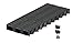 Produktbild ACO Self® Hexaline 2.0 Entwässerungsrinne mit Kunststoffrost und rutschhemmendem Microgrip 3 x 1m mit Zubehör-Set