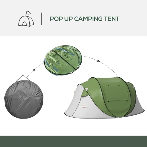 Carpa Dome para Camping 3 Personas Impermeable y Portátil miniatura 6