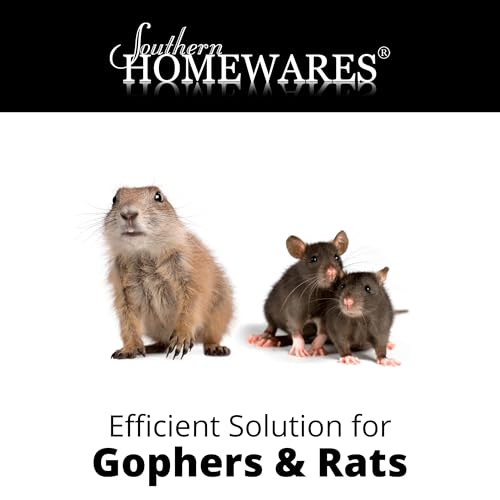 Gopher Trap Rodent Trap for Pest Control, Reusable Rugged Plastic Black Hole Design - Thumbnail 3
