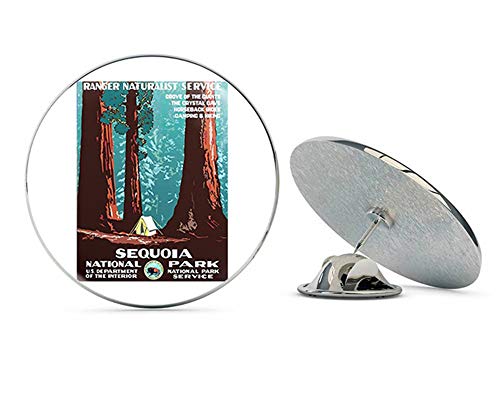 Sequoia Art Poster (rv National Park Hike) Metal 0.75