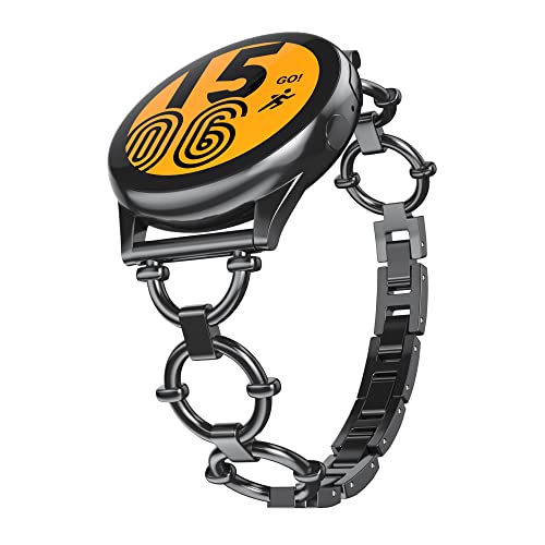 Yncamoo 20mm ���^���o���h Samsung Galaxy Watch 4 & 5�Ή� �o���h 40mm 44mm ���f�B�[�X ���킢�� �X�^�C���b�V�� ���߉\�ȃo���h Watch 5 Pro 45mm Watch 4 Classic 42mm