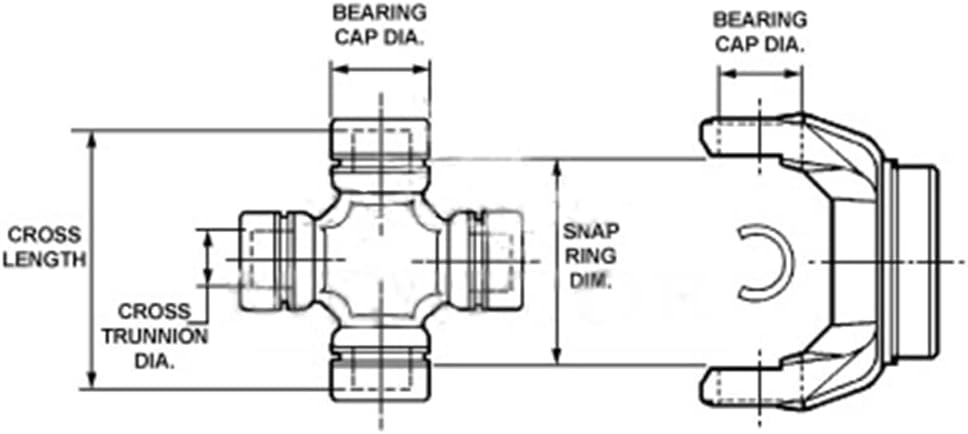 Meritor Genuine DRIVELINE - CENTER PARTS REPAIR KIT