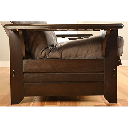 Somette Phoenix Futon Frame With Storage In Espresso Finish #TOP3
