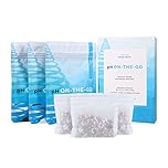 Invigorated Water pH On-The-Go Portable Alkaline Water Filter - Alkaline Water Pouch for Water Bottle Filter - High pH Water Filter Bag for Pure Drinking Water - 98 litres /26 Gallons (3-Pack)