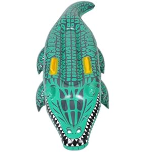 TOYANDONA Riesiger Aufblasbarer Alligator Wasserrutsche