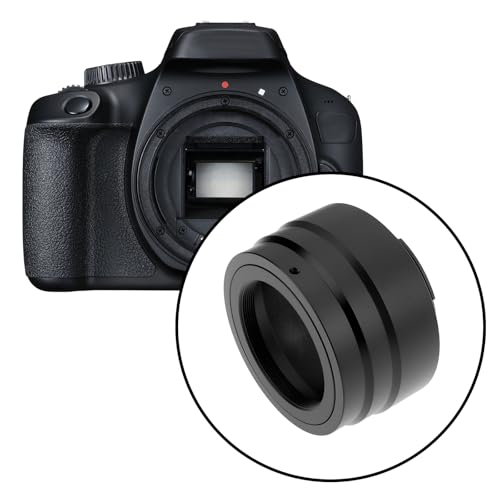 YINETTECH Adaptador de Lente de Montura T2 A EOS RF Compatible con Canon EOS R Cámara Sin Espejo Adaptador de Montura de Tornillo de Aleación - imagen 2
