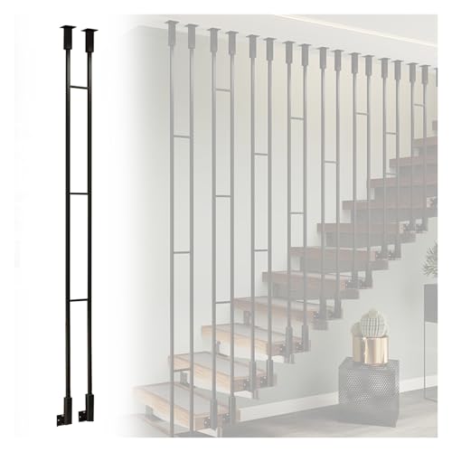 Balaustre de hierro forjado de dos filas personalizable de 100 y 150 cm 2