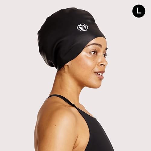 image for SOUL CAP - Large Swimming Cap for Long Hair - Designed for Long Hair, 