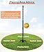 Garbuildman Tetherball Set with Ball & Rope for Outdoor Backyard, Adjustable Tether Ball Pole with Screw Reinforcement 5-Prong Base for Playground, Outside Ball Games Sports for Kids & Adults, 10 FT