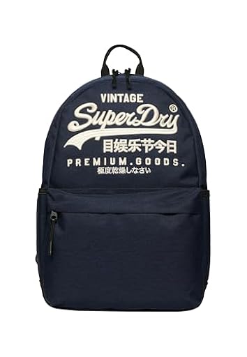Superdry, BAGS HERITAGE MONTANA, Y9110262A, Eclipse Navy Marl, TALLA ÚNICA, WOMAN, ADULTO | Ya disponible en tu tienda friki favorita! En mundofriki.es!