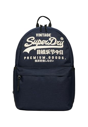 Superdry Homme Sac À Dos Heritage Montana 18L, Eclipse Navy Marl, One Size