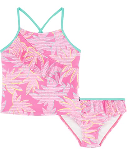 Image of Nautica Girls Two-Piece Bikini Swimsuit Set, UPF 50+ Sun Protection, Quick-Dry Bathing Suit