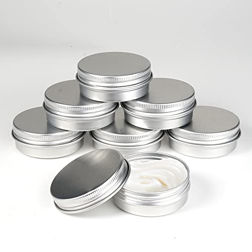 10 Aluminium Döschen Schwarz - Ideal Für Lippenbalsam & Cremes