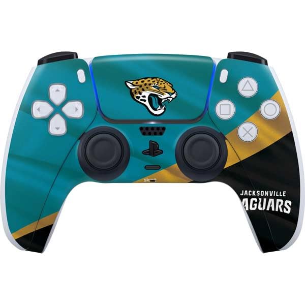 Skinit Decal Gaming Skin Compatible with PS5 Controller - Officially Licensed NFL Jacksonville Jaguars Design