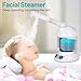 ZENY 3-in-1 Portable Facial Steamer and Hair Steamer, Humidifier, Nano Ionic Face Steamer for Acne Blackhead, Unclogs Pores, Spa Quality