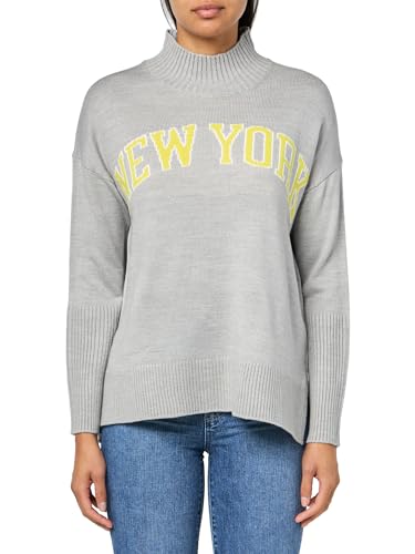Image of DKNY Women's Varsity Soft Trendy Warm Sweater