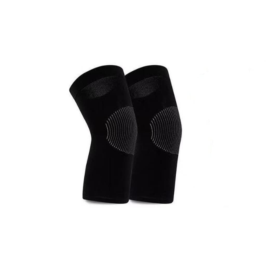 Tampons à genouillères chaudes été minces SHISHI protecteurs jambe noir