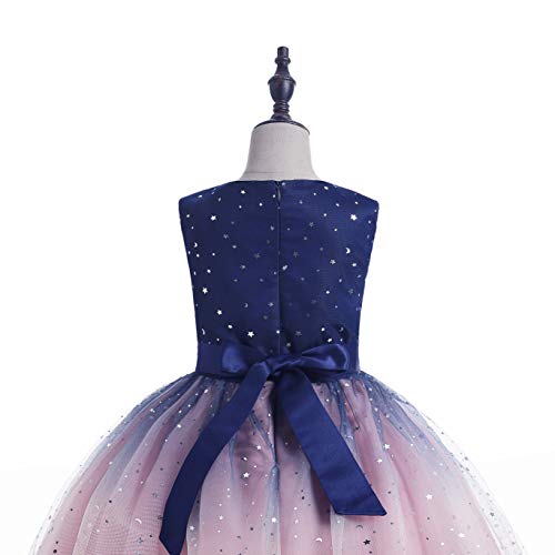Glamulice Princess Holiday Dress Boho Tutu V-Neck Sparkle Tulle Flower Girls Lace Bridesmaid Dresses For Wedding Party 6 Navy Blush Pink Kids Fancy Birthday Photo Shoot Pageant Evening Gown Dance Prom #TOP5