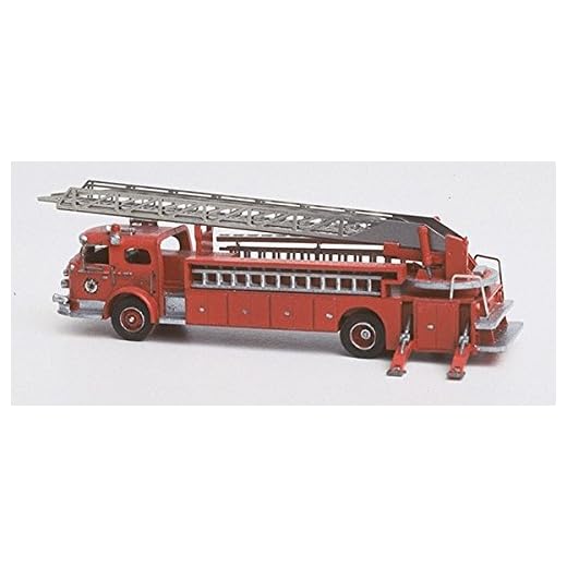 Escala N - Juego Construcción Metal Coche De Bomberos