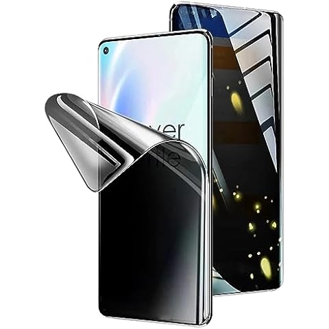 Foebxxs [2 Pack Privacy Screen Protector for OnePlus 9, Upgraded Non-breakable Flexible TPU Protective Film [Anti-Spy ][Bubble Free][Anti Scratch] (NOT Tempered Glass) Cover