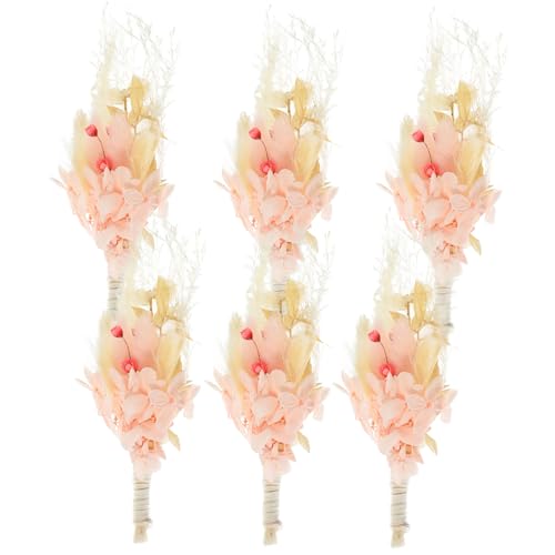 Levemolo 6pcs ramo mini flores secas decorativas miniatura 1