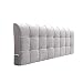 YUPING Cabecero De Cama Tapizado Cama Soft Bag Cabezal Matrimonio Dormitorio Gran Respaldo Cabezal Cama- Ropa De Cama, Funda De Cojín Extraíble Y Lavable (Color : Light Gray, Size : 180cm)