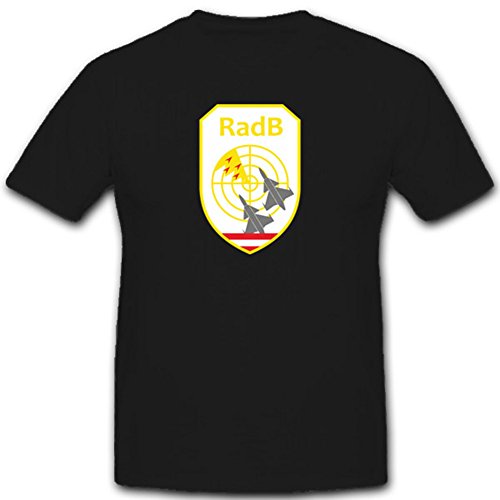 T-shirt Radarbataillon Autriche coton noir homme taille XXXL