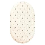 Lenzuolo con angoli per ragazzi - Lenzuolo con angoli per rete per bambino, lenzuolo con angoli per materasso standard per culla standard, rete in mussola traspirante, 32,5 x 16,9 x 3,9 pollici (32,5