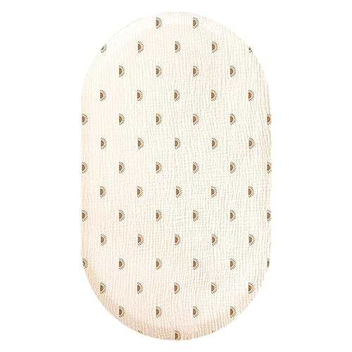 DNCG Ropa de cama para cuna de bebé, suave y acogedora, sábanas bajeras de gasa para cuna, 32.3 x 16.9 x 3.9 pulgadas, sábanas de cama para cuna de bebé, sábanas para cuna portátil, cunas y cuna de