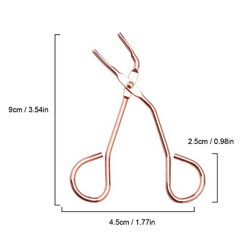 Andoer Ferramenta aplicadora de extensão de cílios postiços em aço inoxidável Ferramenta de aplicaçã