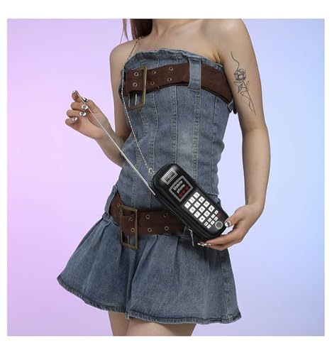 Sister Amy® Vintage-Inspired Retro Mobile Phone Bag – Leather Chain Shoulder Handbag & Personalized Crossbody Purse for Women4