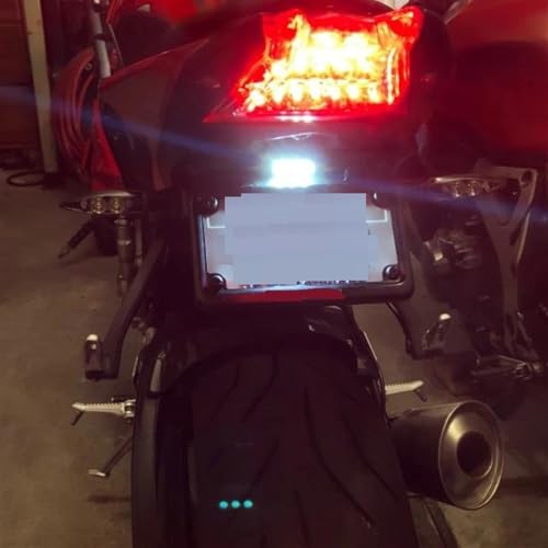 Cadre de plaque moto et support queue bien rangé pour BMW S1000RR 2015