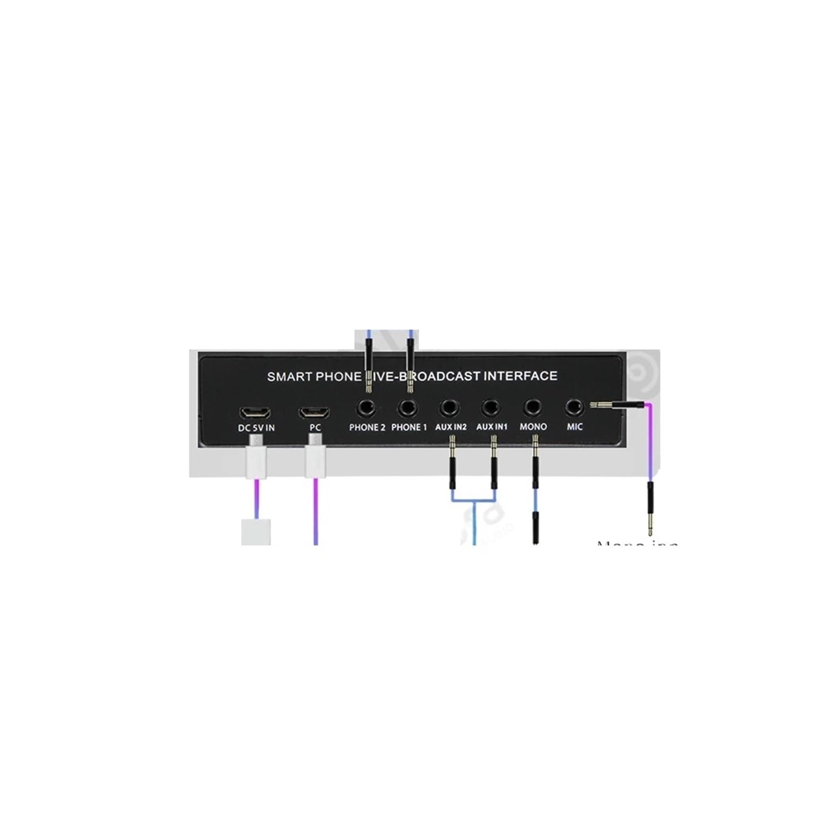 Tarjeta de Sonido de Interfaz de 4 Canales D4-Live con Bluetooth, alimentación Fantasma de +48 V, 16 Tipos de DSP, for transmisión en, grabación.