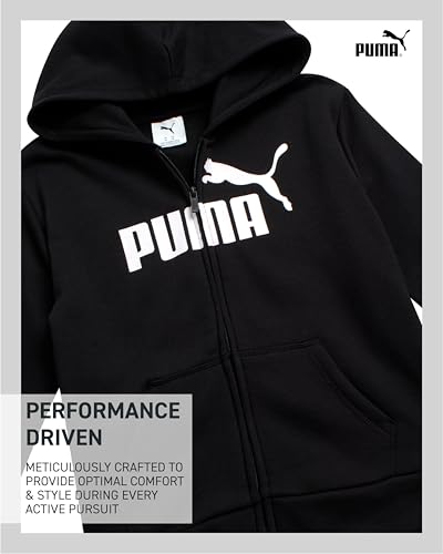 PUMA Active Girls Zip Up Hoodie - Lightweight Soft Fleece Hooded Girls Sweatshirt Kids Youth Hoodies for Teen Girls (7-16)3