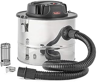 VonHaus Ash Vacuum Cleaner 800W 15L  Home or Workshop Vacuum  Industrial Vacuum Cleaner  Bagless Debris Ash Dust Collector for Fireplaces, Grills, BBQs, Fire Pits, Stoves, Log Burners & Chimineas