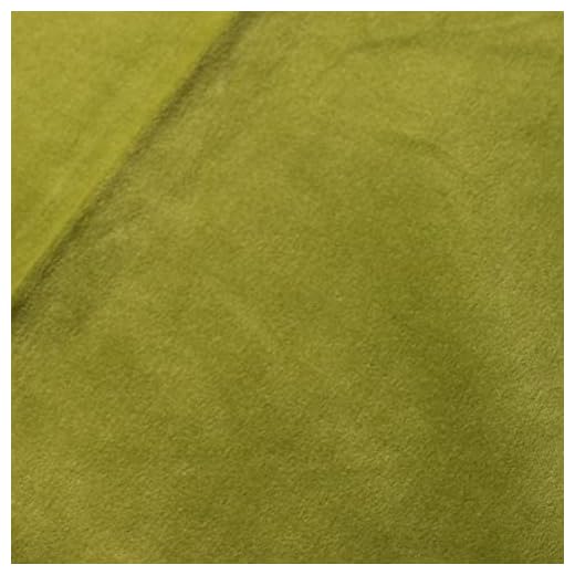 Olive Green Drab Cotton Velvet Fabric