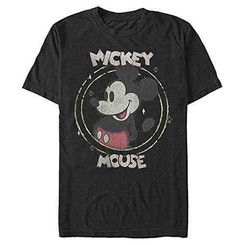 T-shirt Mickey Disney noir S homme pour éviter les looks trop ternes