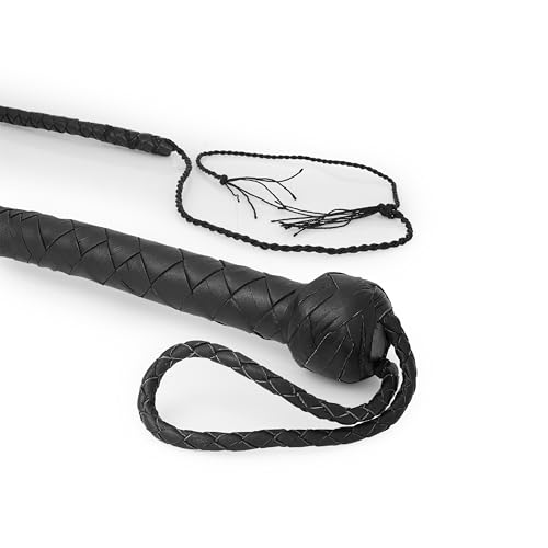 Geflochtene Lederpeitsche von Bullwhip Mens-Shop24