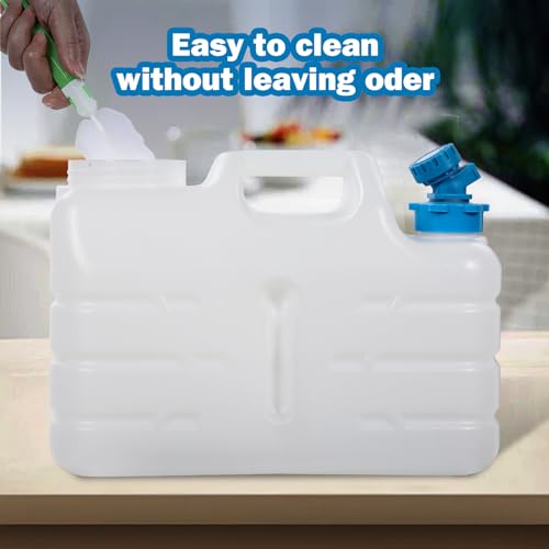 REDCAMP Contenedor portátil de agua 3 galones/11L con grifo, Blanco Paquete de 4 miniatura 5