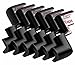 Soft Corner Protector, Baby Safety Cushion, Corner Bumpers for Furniture, Corner Proofing for Baby, Corner Cushion,Safety Table Edge Protector, Baby Proofing Edge, Corner Guards, 12 Pack, Black