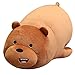 Trois Ours Nus en Peluche We Bare Bears poupée Ours Brun 38cm