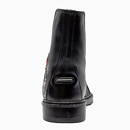 TuffRider Kids Thelwell Zip Black Paddock Boot 34