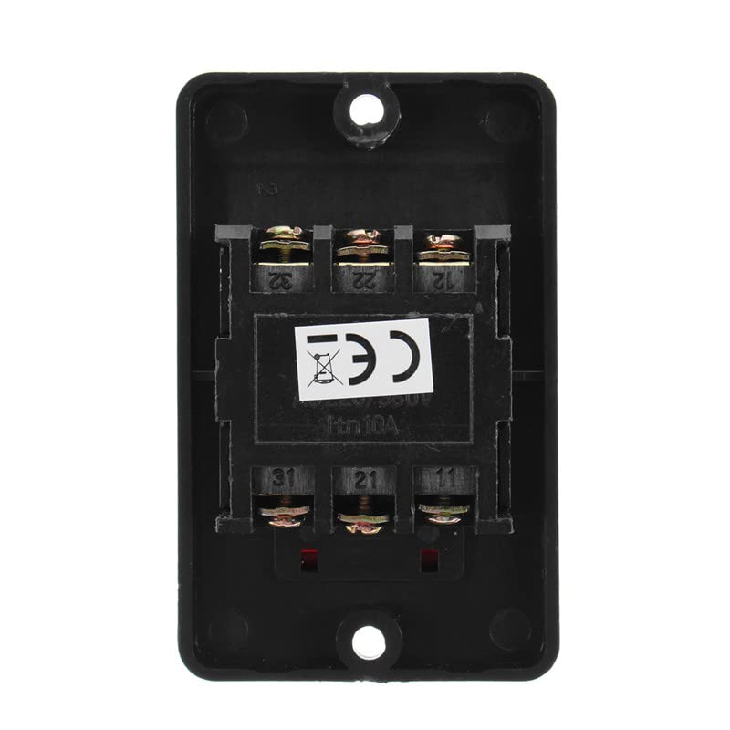 Pulsante Impermeabile Uxcell 10A 380V AC - Accensione Spegnimento Industriale