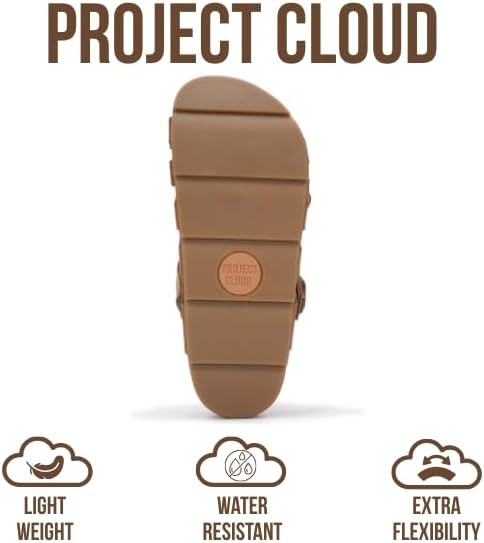 Project Cloud 100% Genuine Leather Platform Sandals Women – Strappy Wedges with Comfortable Plush Insole – Lightweight & Non Slip Wedge Sandals for Women 2026 - Image 4