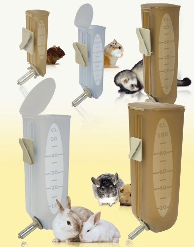 Marchioro Siwa 4 No Drip Water Bottle for Small Animals, 3 inches, Colors Vary - Thumbnail 2