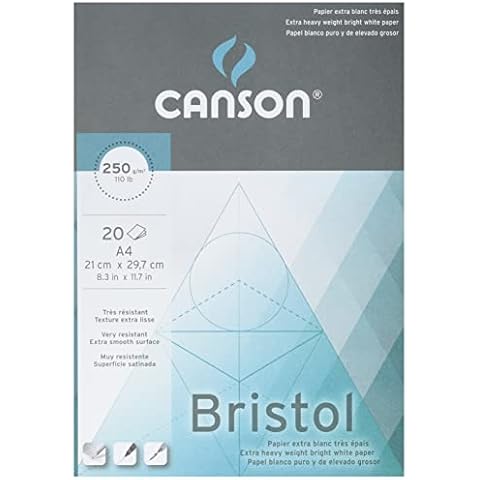 Canson Bristol 250gsm A4 Drawing Paper Pad Cover