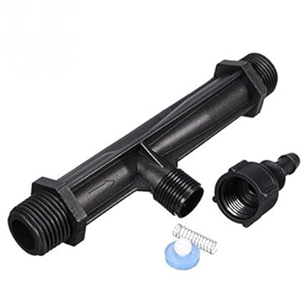 Generic 1Pc 1/2, inch Thread Irrigation Drip Device Flowers Venturi Fertilizer Injector Kit Agriculture Garden Water Tube Home Garde(1/2 inch)