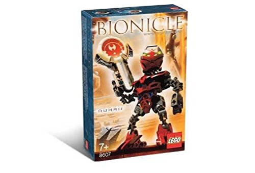 Lego Bionicle Matoran of Metru NUI Mini Box Set Figure #8607 Nuhrii (Red)