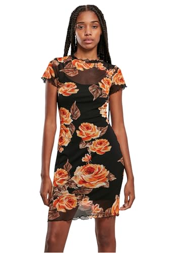 Urban Classics Ladies Mesh Double Layer Dress Frauen Kurzes Kleid...